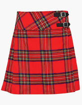 Women's Short Tartan Kilt by Royal Stewart - Scottish Kilt Jacket™ USA-UK